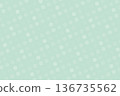 易於使用的薄荷綠色柔和點狀背景 136735562