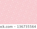 易於使用的柔和粉紅點狀背景 136735564