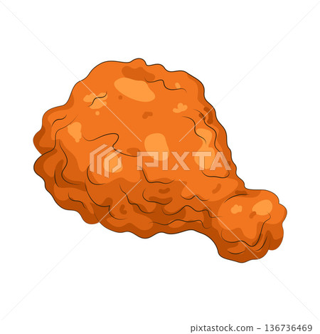 Illustration of Fried chicken 136736469