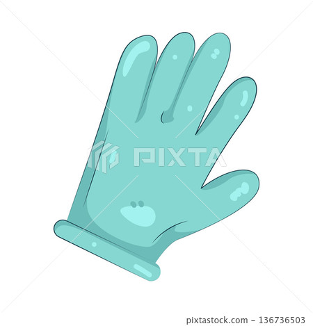 Illustration of Rubber gloves Illustration of Rubber gloves 136736503