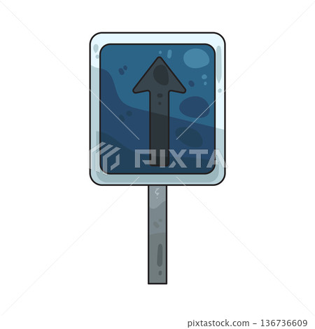 Illustration of Road Sign Illustration of Road Sign 136736609