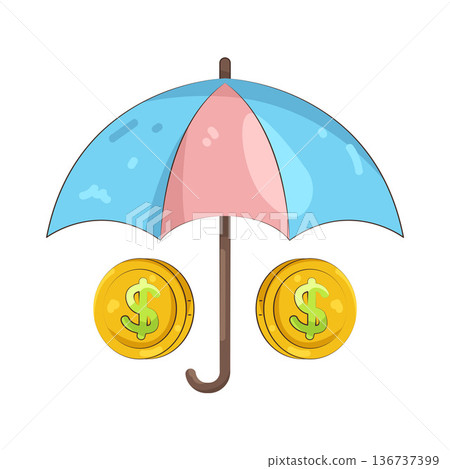 Illustration of Financial insurance 136737399
