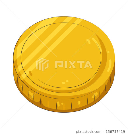 Illustration of coin 136737419