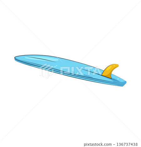 Illustration of surfboard Illustration of surfboard 136737438