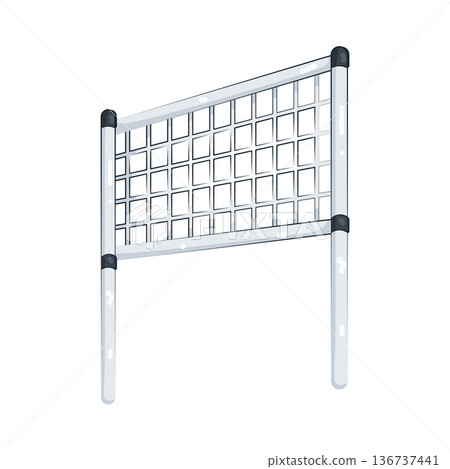 Illustration of volleyball net Illustration of volleyball net 136737441