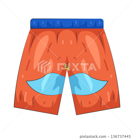 Illustration of Shorts Illustration of Shorts 136737445