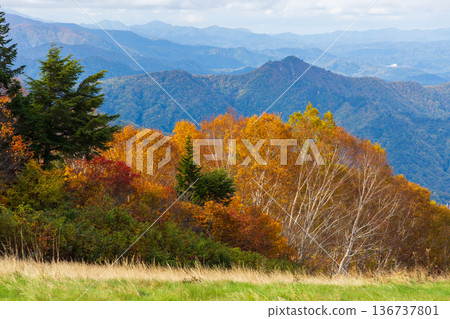 山形縣米澤的秋天－天元台高原的紅葉 136737801