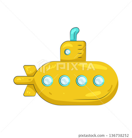 Illustration of submarine  136738252