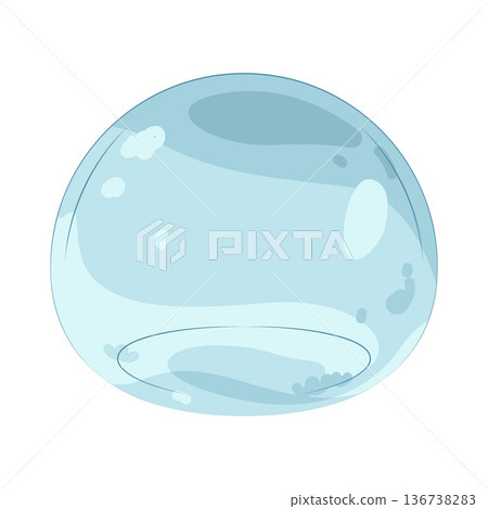 Illustration of bubble Illustration of bubble 136738283