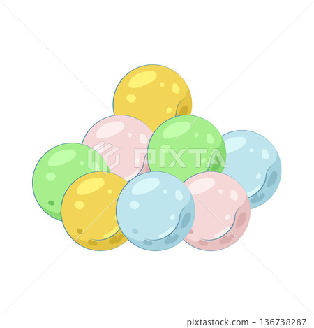 Illustration of bubble Illustration of bubble 136738287
