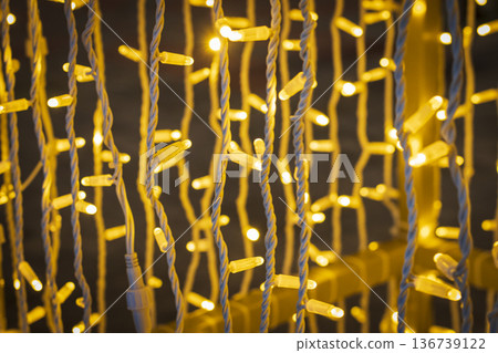 Image of a decorative LED garland Image of a decorative LED garland 136739122