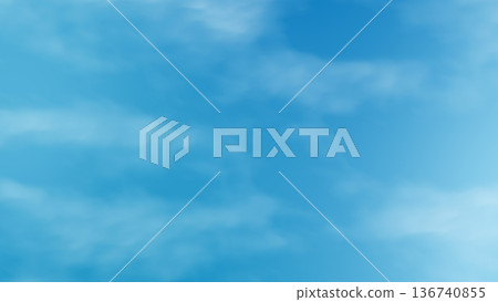 Light blue sky with blurred clouds Light blue sky with blurred clouds 136740855