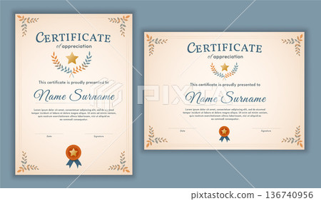 Friendly certificate of appreciation template for community and volunteer recognition Friendly certificate of appreciation template for community and volunteer recognition 136740956