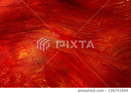 Red painted background 136741404