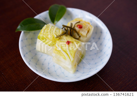 Pickles from Chinese cabbage Pickles from Chinese cabbage 136741621