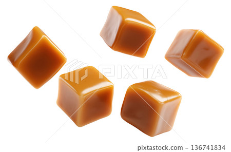 Caramel Cubes Group 136741834