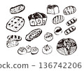 Various breads 136742206
