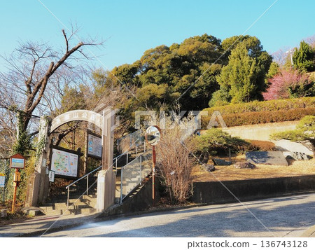 神奈川縣,東山公園,市政廳入口,1月 神奈川縣,東山公園,市政廳入口,1月 136743128