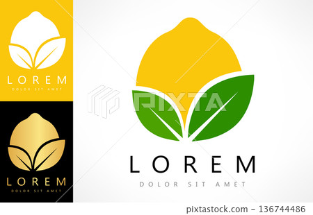 lemon logo vector lemon logo vector 136744486