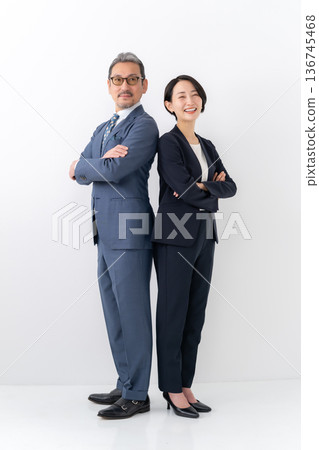 Business men and women Business men and women 136745468