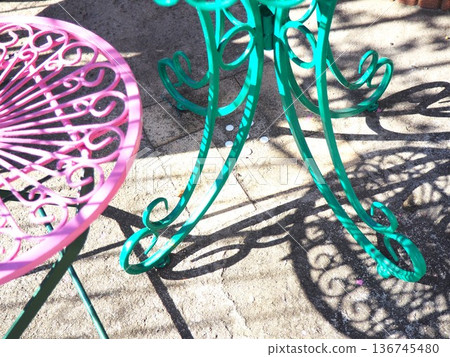 Colorful chair 136745480