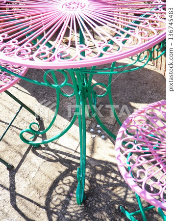 Colorful chair 136745483