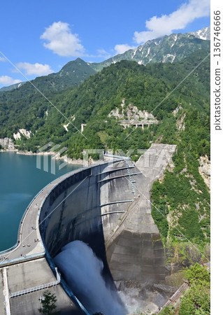 夏天黑部水壩 夏天黑部水壩 136746666