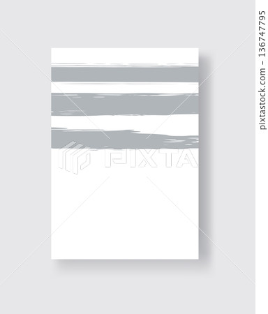 Abstract ink brush banners with grunge effect Abstract ink brush banners with grunge effect 136747795