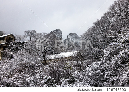 [Niigata Prefecture_Sado Gold Mine] Snow Road Tour Warito February 136748200