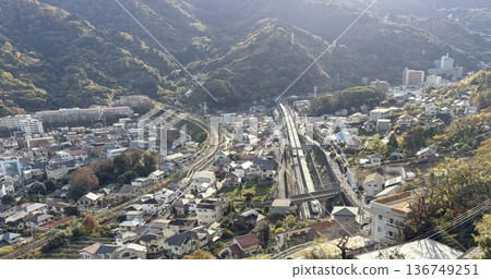 湯河原景 - 新幹線和普通線路 湯河原景 - 新幹線和普通線路 136749251