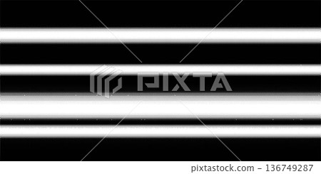 Abstract glitch background with horizontal noise bands, halftone texture and scanline distortion, inspired by scanner and photocopier error, digital malfunction and analog interference. 136749287