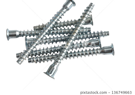 Steel furniture confirmats, euro screws. Steel furniture confirmats, euro screws. 136749663