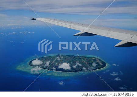 Tarama Island in Okinawa in summer Tarama Island in Okinawa in summer 136749839