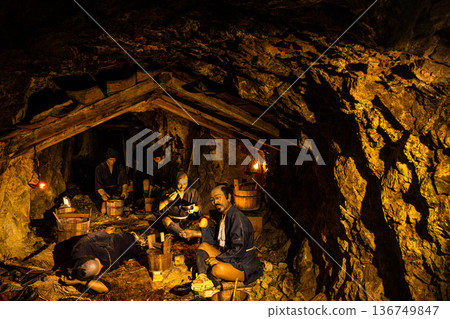 [Niigata Prefecture_Sado Gold Mine] Edo Gold Mine Picture Scroll Course - Sodayu Pit 136749847