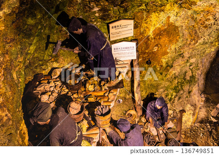 [Niigata Prefecture_Sado Gold Mine] Edo Gold Mine Picture Scroll Course - Sodayu Pit 136749851