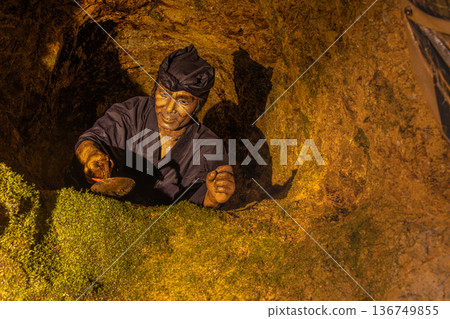 [Niigata Prefecture_Sado Gold Mine] Edo Gold Mine Picture Scroll Course - Sodayu Pit 136749855