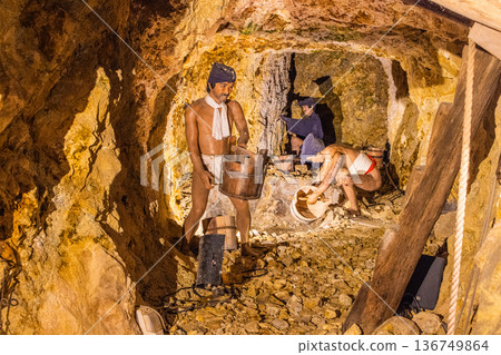 [Niigata Prefecture_Sado Gold Mine] Edo Gold Mine Picture Scroll Course - Sodayu Pit 136749864