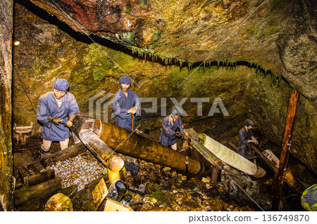 [Niigata Prefecture_Sado Gold Mine] Edo Gold Mine Picture Scroll Course - Sodayu Pit 136749870