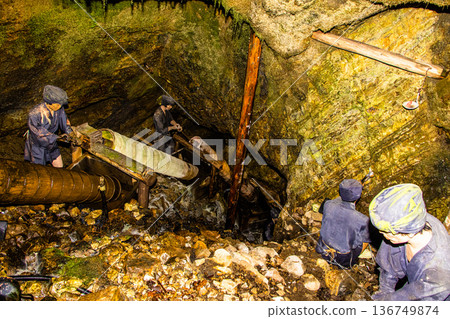 [Niigata Prefecture_Sado Gold Mine] Edo Gold Mine Picture Scroll Course - Sodayu Pit 136749874