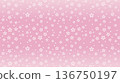 Small cherry blossom seamless pattern background 136750197