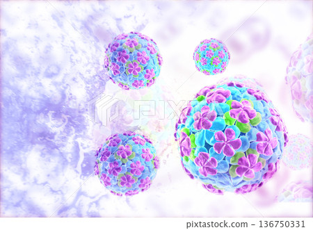 Virus ,bacteria in blood 136750331