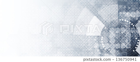 Ukrainian moderm technology background for science and business theme 136750941