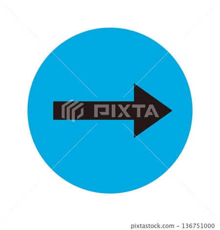 Light blue with black circular arrow icon Light blue with black circular arrow icon 136751000