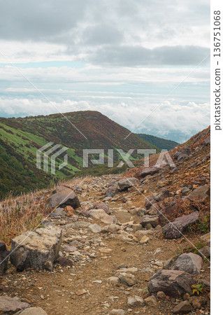 The view from the summit of Mount Nasu The view from the summit of Mount Nasu 136751068