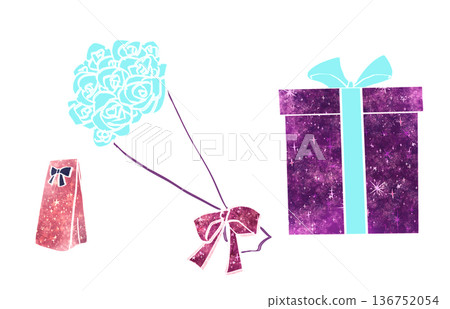 Purple Starry Sky Gift Set 136752054