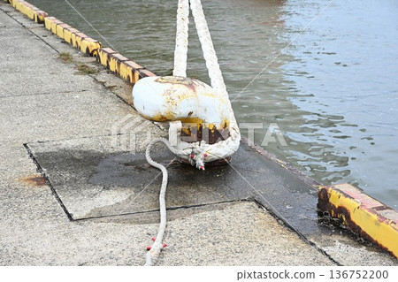 新日本海渡輪停泊在新潟港(新潟縣新潟市) 新日本海渡輪停泊在新潟港(新潟縣新潟市) 136752200