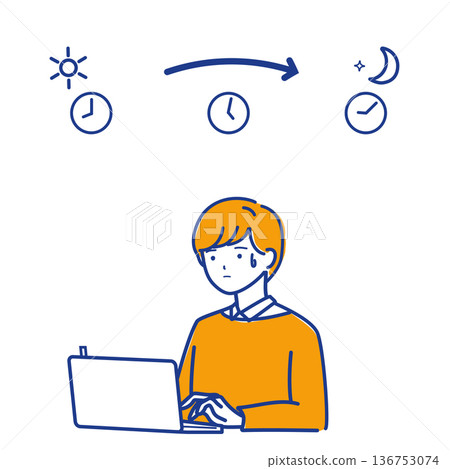 一位商務人士(不同膚色)在會議開始前匆匆整理和思考文件。 一位商務人士(不同膚色)在會議開始前匆匆整理和思考文件。 136753074