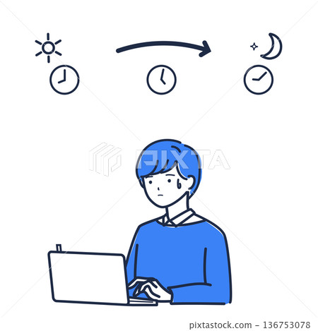 一位商務人士在會議前慌亂地整理文件 136753078