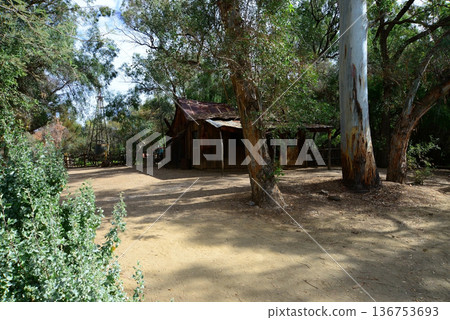 Old Western Cabin Old Western Cabin 136753693