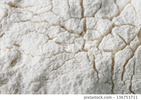 Cracks in the dough, Cracks can be used as abstract background 136753711